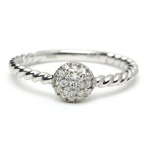 K18 リング ダイヤモンド リング 0.13ct 18金 ピンクゴールド ホワイトゴールド イエローゴールドのサムネイル