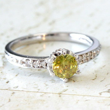 K18 18金 リング スフェーン5.0mm × ダイヤモンド リング ＜クラウンデザイン＞ 18金 リング ピンクゴールド・イエローゴールド プラチナ 7月