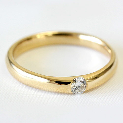 樂天商城 - K18 ダイヤモンドリング 0.1ct F〜Gカラー SIクラス
