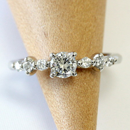 樂天商城 - 【中央宝石研究所ソーティング付】 プラチナ リング ダイヤモンド リング 0.3ctアップ エンゲージリング 婚約指輪 ブライダル F-G、SI、GOOD品質※ご希望のグレードがございましたらお問い合わせ下さいませ！