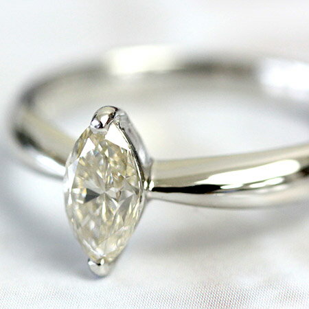 樂天商城 - プラチナ リング マーキスカット ダイヤモンド0.54ctアップ リング Pt900【限定1本】