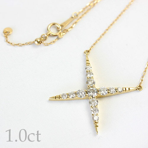 樂天商城 - K18 ダイヤモンド 1.0ct ペンダント ネックレス 45cm ホワイトゴールド ピンクゴールド イエローゴールド