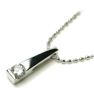 Pink - K18 一粒 ダイヤモンド ペンダント ネックレス 0.1ct ピンクゴールド イエローゴールド