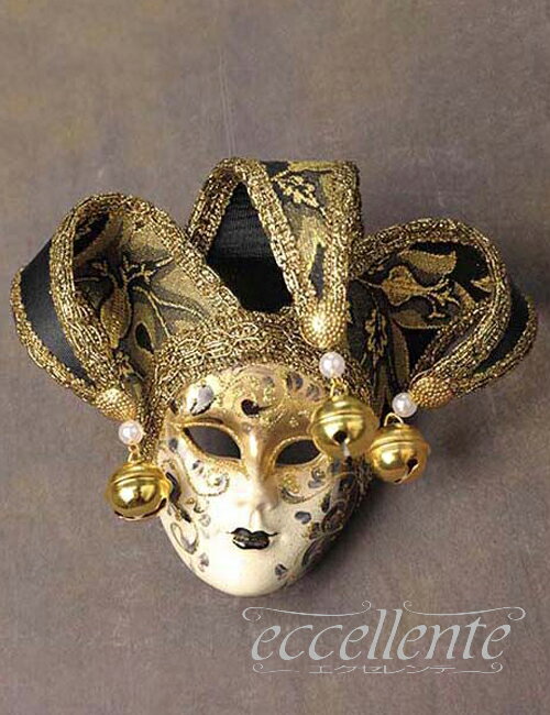 RM-0097B　イタリア製　マスケラ　ジョリーピッコロ　ブラック