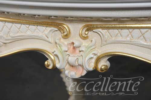 イタリア製 ラウンド ダイニング テーブル D...の紹介画像3