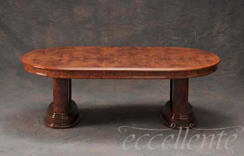 乐天商城 - イタリア製 センターテーブル ミレディ オーバル 130／ウォールナット ML-TAV04NO イタリア家具 ヨーロッパ家具イタリアン家具 ヨーロピアン家具 輸入家具 クラシック家具 アンティーク調