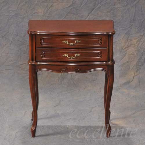 Rakuten - イタリア製 ナイトテーブル 2段 イタリア家具 ヨーロッパ家具 TV-6207 イタリア家具 ヨーロッパ家具 イタリアン家具 ヨーロピアン家具 クラシック家具 輸入家具 アンティーク調