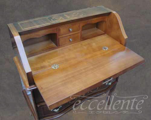 イタリア製 ライティングデスク 023/SPA-BR 机 デスク クラシック家具 イタリアン家具 ヨーロピアン家具 ヨーロッパ家具 輸入家具 アンティーク調 [2]