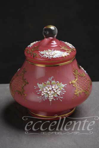 ★ イタリア家具 ヨーロッパ家具 BI-6005P ベネチャン　クッキーボックス　ピンク 【イタリアン家具 ヨーロピアン家具 輸入家具 アンティーク調】