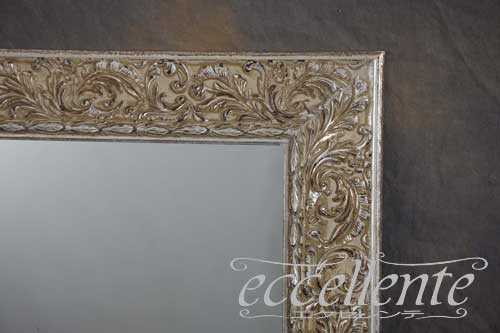 0702M202S イタリア製 ミラー シルバー 縦長 大 W62xH113cm [2]