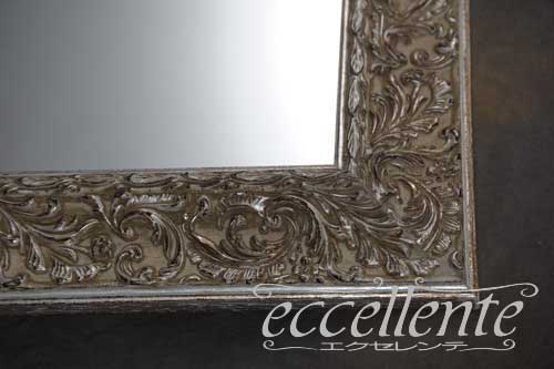 0702M202S イタリア製 ミラー シルバー 縦長 大 W62xH113cm [3]