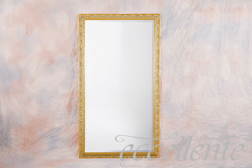 0702M2327　イタリア製　ミラー ゴールド　縦長　大