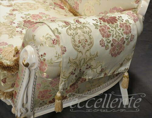 乐天商城 - イタリア製 アームカバー Barocco ベージュ イタリア家具 ヨーロッパ家具 GP-ARMF3BAB イタリアン家具 ヨーロピアン家具 輸入家具 アンティーク調