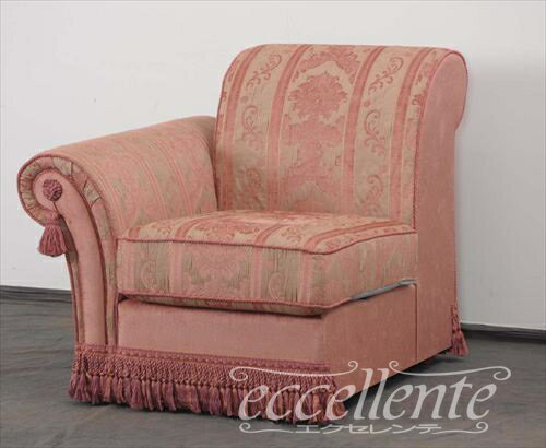 ★ イタリア家具 ヨーロッパ家具 CS-TOPAALP1シートソファ Topazioピンク 【イタリアン家具 ヨーロピアン家具 輸入家具 アンティーク調】 [3]
