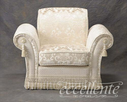 Rakuten - イタリア製 アームチェアー ソファ Topazio 1人掛け CS-TOPAAW 布製ソファ イタリア家具 ヨーロッパ家具イタリアン家具 ヨーロピアン家具 輸入家具 クラシック家具 アンティーク調