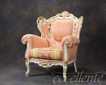 【ヨーロッパ家具】イタリア家具GP17-541/Aイタリア製ソファーアームチェアFranca17-541/A