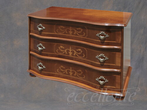 イタリア家具 ヨーロッパ家具 TS-902/SPA-BRイタリア製3段チェスト 【イタリアン家具 ヨーロピアン家具..