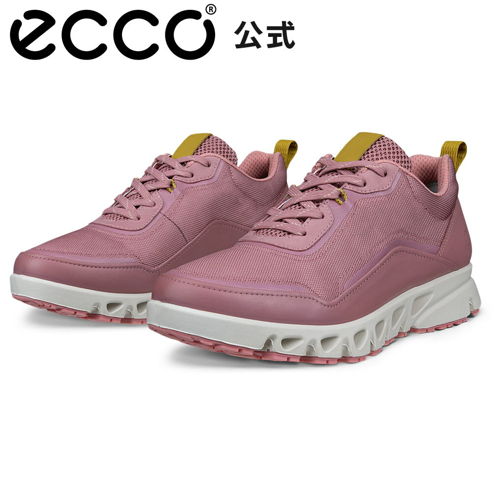 [ECCO公式] MULTI-VENT W LOW GTXS TEX ウィメンズ GORE-TEX 防水 スニーカー BLUSH / BLUSH / OLIVE O..