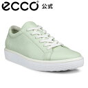 【ECCO 公式】 ECCO Soft 60 W Lace up LEA / エコー ソフト 60 W MATCHA グリーン Womens スニーカー 緑 レディース 婦人靴 シューズ シンプル 北欧 デザイン 歩きやすい 履き心地 疲れない 高級 レザー 敬老の日
