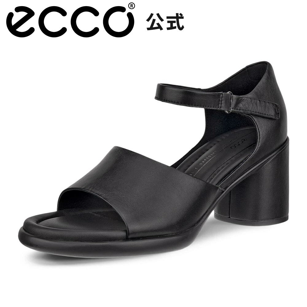 Rakuten - [ECCO公式] スカルプテッド サンダル エルエックス 55 本革 レディース サンダル BLACK 黒 ウィメンズ 履きやすい 靴 ストラップ ECCO SCULPTED SANDAL LX 55 エコー