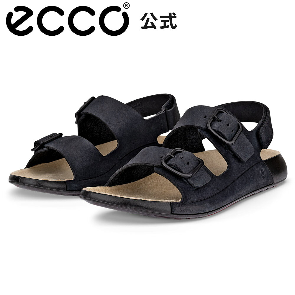 Rakuten - [ECCO公式] COZMO W ウィメンズ バックストラップ サンダル BLACK エコー 靴 快適 履き心地いい 高品質 レザー 本革 シューズ 婦人靴 ウォーキング レディース 歩きやすい カジュアル 疲れにくい 街履き 軽量 黒