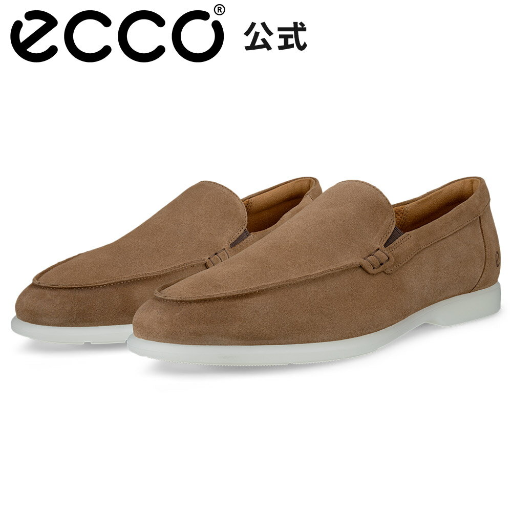 Rakuten - [ECCO公式] METROPOLE VERONA M メンズ スニーカー ローファー CAMEL エコー 靴 快適 履き心地いい 高品質 レザー 本革 シューズ 紳士靴 ウォーキング 通勤 カジュアル オフィス 疲れにくい 履きやすい ブラウン
