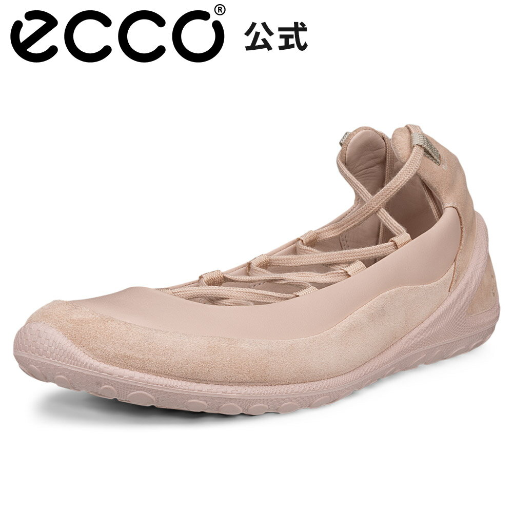 [ECCO公式] BIOM LITE W ウィメンズ 2WAY ハイテク バレエシューズ ROSE DUST/ROSE DUST エコー 靴 快適 履き心地いい 高品質 本革 シューズ 婦人靴 レディース ウォーキング 街履き 疲れにくい おしゃれ ピンク