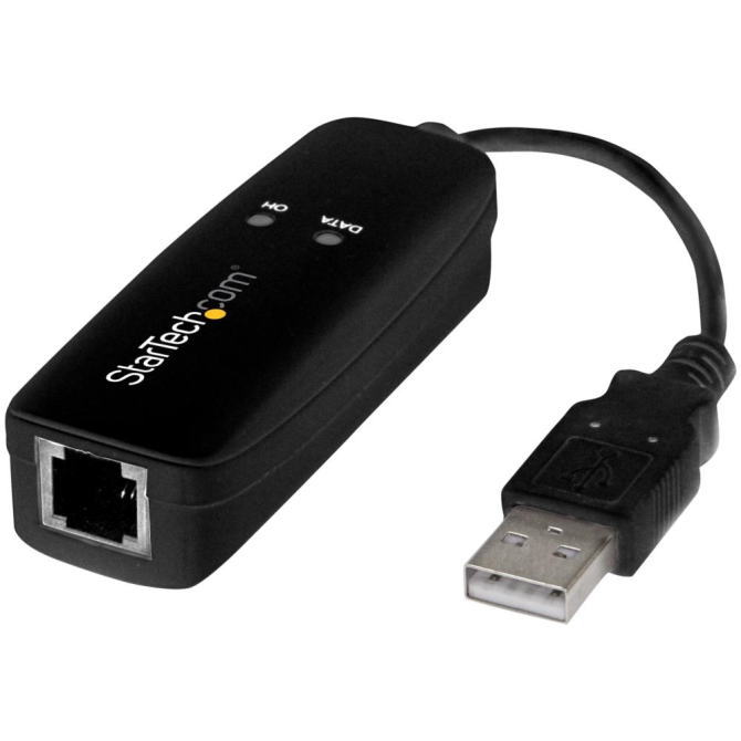 【送料無料】StarTech.com スタ−テックドットコム USB Faxモデム/USB 2.0/56K V92モデムアプター/外付けアナログモデム USB56KEMH2 【NE直】