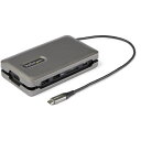 StarTech.com スタ−テックドットコム USBマルチハブ/USB-C/4K60Hz HDMI/100W/2xUSB/LAN/SD/長尺cb...