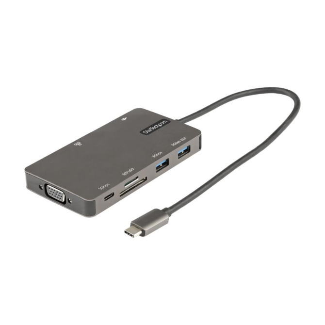 【在庫あり送料無料】StarTech.com スタ−テックドットコム USBマルチハブ/USB-C/4KHDMI又はVGA/100W/4xUSB/LAN/SD/長尺cbl DKT30CHVSDPD 【NE直】