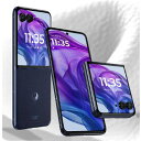 【在庫あり送料無料】MOTOROLA モトローラー razr 50 ultra PB410000JP(ミッドナイトブルー)【NE直】
