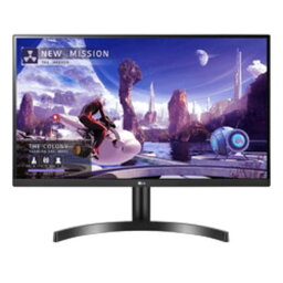 【送料無料】LG エルジー 27型 WQHD(2560×1440) IPS 液晶ディスプレイ ブラック 27QN600-BAJP 27QN600BAJP 【NE直】