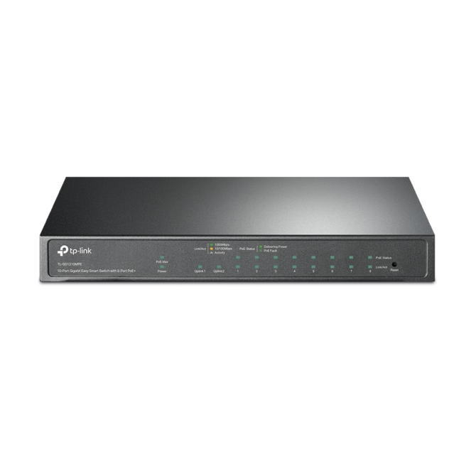 TP-Link ティーピーリンク 10-Port GbE Desktop Switch(8x PoE+/1xCombo SFP/RJ45) TL-SG1210MPE(UN)【NE直】