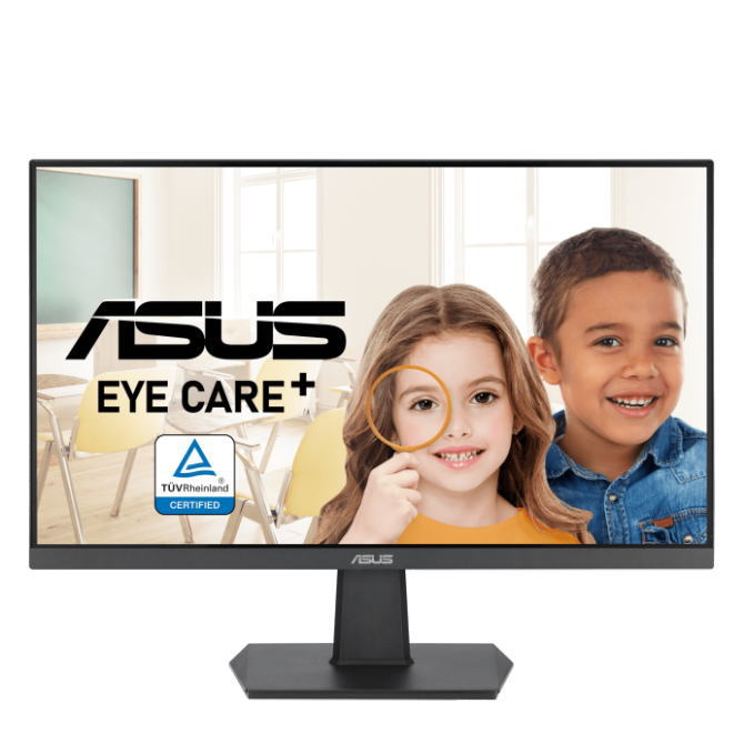 ASUS エイスース Eye Careゲーミングモニター24インチ（解像度1920x1080、100Hz、HDMI、ブルーライト減軽、3年保証) VA24EHF-P VA24EHFP 