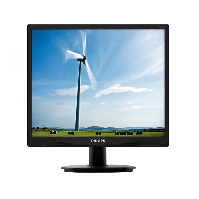 PHILIPS フィリップス 19型スクエア液晶モニター スピーカー内蔵 5Y保証 BK 環境配慮型PKG 19S4QAB3/111 19S4QAB311 【NE直】