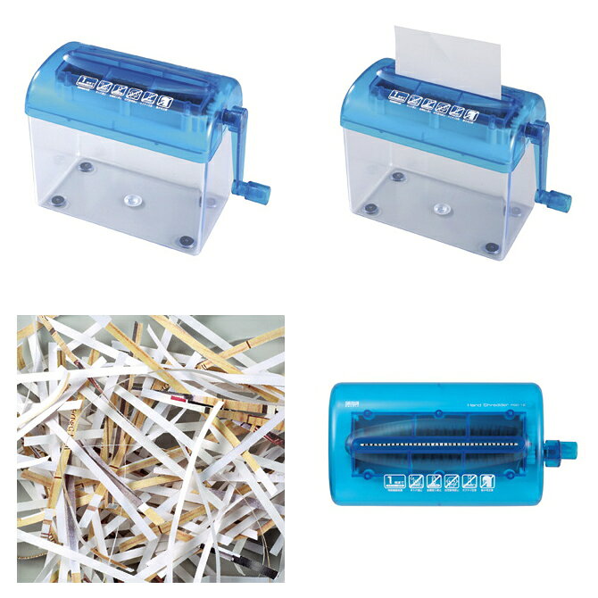 SANWA SUPPLY サンワサプライ 手軽に使える手動式の卓上ハンドシュレッダー PSD-12 PSD12