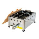 イベント用品 模擬店用品 業務用 392 (510) ×285×180 (230)大型料理鍋/ガスコンロ プレス おでん鍋(関東煮鍋)小【ガス種:プロパン(LP...