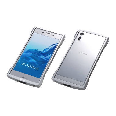 Rakuten - Xperia XZ アルミバンパー ケース CLEAVE Aluminum Bumper Chrono for Xperia XZ DCB-XXZCHASV（プラチナシルバー）DCBXXZCHASV