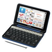 【送料無料】SHARP シャープ 電子辞書 大型キー搭載 小中学生に必要な英語の土台作りに役立つ Brain ブレーン 中学生向け PW-SJ4(K-ネイビー) PWSJ4-K