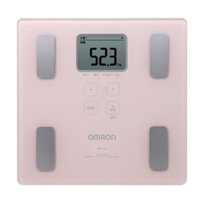 OMRON オムロン 体重体組成計 HBF-214(PK-ピンク) HBF214PK