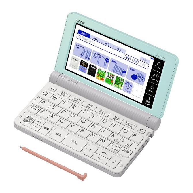 【送料無料】CASIO カシオ 電子辞書 EX-word(エクスワード) 高校生モデル XD-SR4900(GN-グリーン) XDSR4900GN