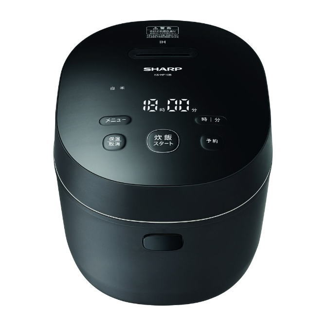 SHARP シャープ IHジャー炊飯器 匠の火加減でおいしさ際立つ 5.5合炊きタイプ KS-HF10B(B-ブラック系) KSHF10BB