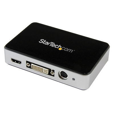 【送料無料】StarTech.com スタ−テックドットコム USB3.0接続ビデオキャプチャーユニットHDMI／DVI／VGA／コンポーネント対応 USB3HDCAP【NE直】