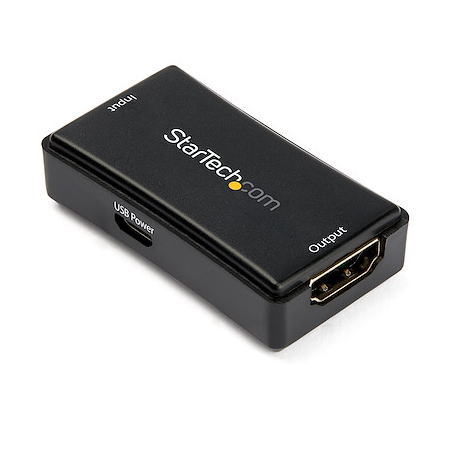 【在庫あり送料無料】StarTech.com スタ−テックドットコム HDMIリピーター 最大14m 4K/60Hz USBバスパワー対応 7.1chオーディオ HDBOOST4K2【NE直】