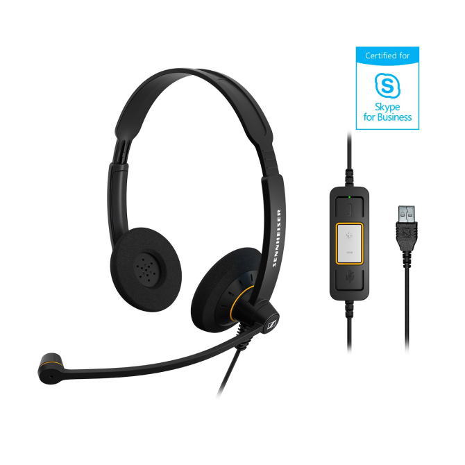 【送料無料】EPOS/SENNHEISER イーポス/ゼンハイザー SC 60 USB ML USBヘッドセット USB-A接続 フォームイヤーパッド 1000551【NE直】