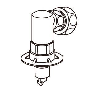 HaierAQUA ハイアールアクア コイン式洗濯機 純正オプション 給水栓ジョイント CB-J6 CBJ6(301 0 3470 25000） 2