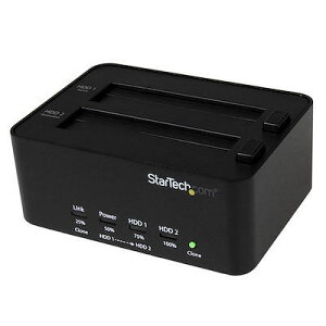 ̵StarTech.com ݥƥåɥåȥ USB 3.0³SATAϡɥǥѥǥץꥱ ѥʤǥԡȾõǤ륹ɥ󼰥ɥå 2.5/3.5HDD/SSDб 졼ɥ뼰HDD꡼饤 SATDOCK2REU3 NEľ