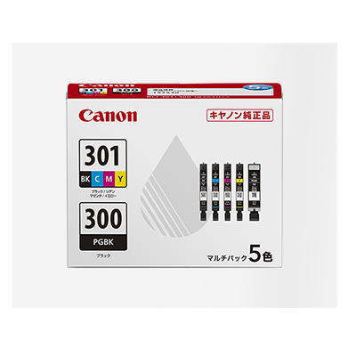 乐天商城 - CANON キヤノン 純正 インクタンク BCI-301（BK/C/M/Y）+BCI-300 マルチパック BCI-301+300/5MP 5335C001　【NE直】