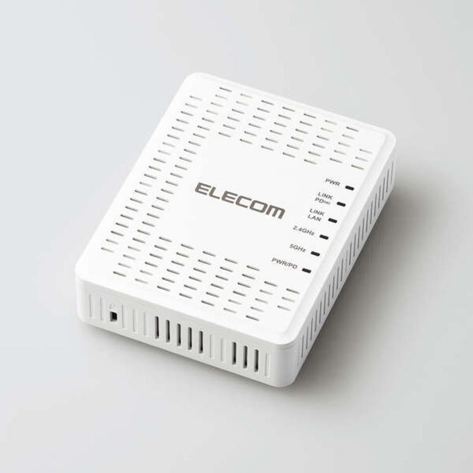 【在庫あり送料無料】 エレコム ELECOM 法人用無線AP/Wi-Fi6(11ax)対応 2x2/1201+574Mbps同時通信対応/Webスマート/小型筐体 WAB-S1775 WABS1775 【NE直】