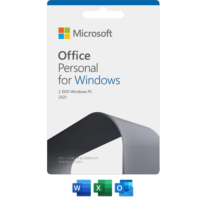 【送料無料】マイクロソフト Microsoft Office Personal for Windows 2021 カード版(POSA版) 9PE-00053 9PE00053